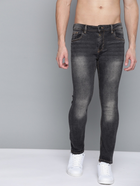 

Harvard Men Charcoal Grey Skinny Fit Light Fade Stretchable Jeans