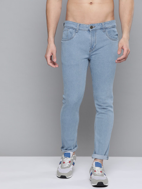 

Harvard Men Blue Clean Look Skinny Fit Light Fade Stretchable Jeans
