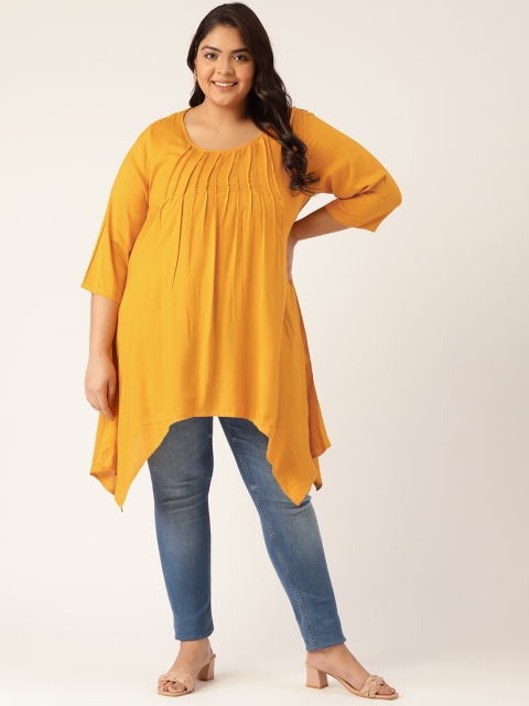 

Revolution Mustard Yellow High-Low Top