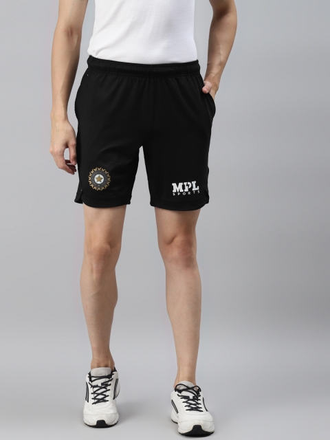 

MPL SPORTS Men Black Official Team India Fan Training Shorts