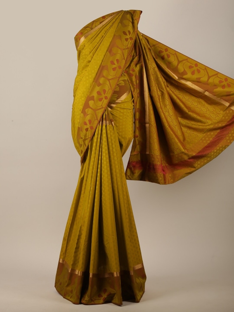 

Pothys Green Woven Design Art Silk Saree