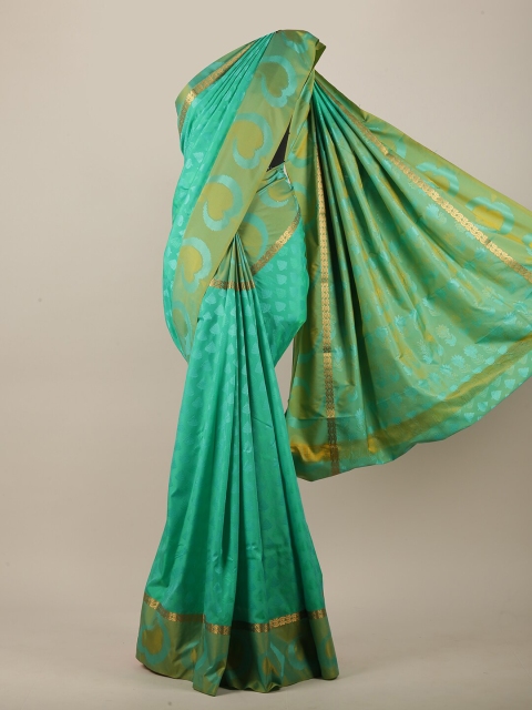 

Pothys Green Woven Design Art Silk Saree