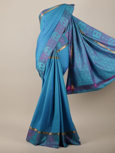 

Pothys Blue Woven Design Zari Art Silk Saree