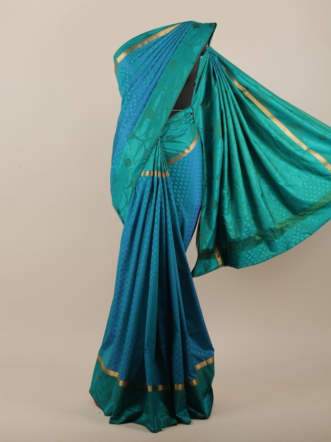 

Pothys Blue & Green Woven Design Zari Art Silk Saree