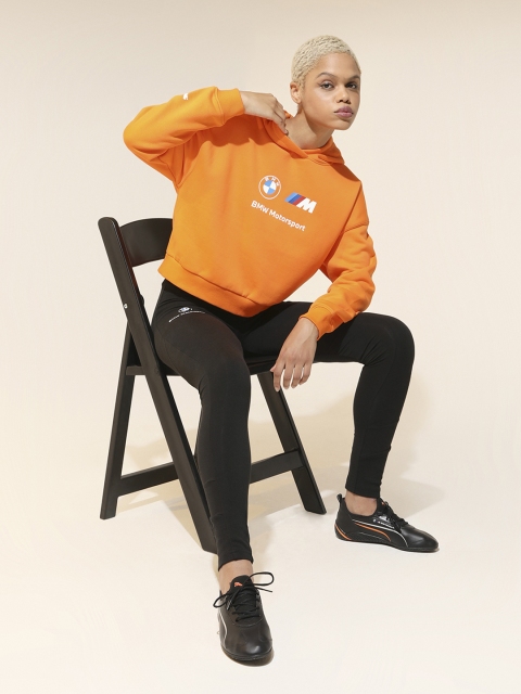 

PUMA Motorsport Women Orange Printed Sweatshirt