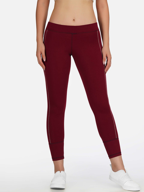 

NEU LOOK FASHION Women Maroon Gym Tights