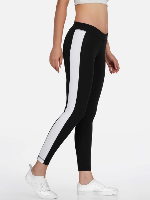 

NEU LOOK FASHION Women Black & White Yoga Tights