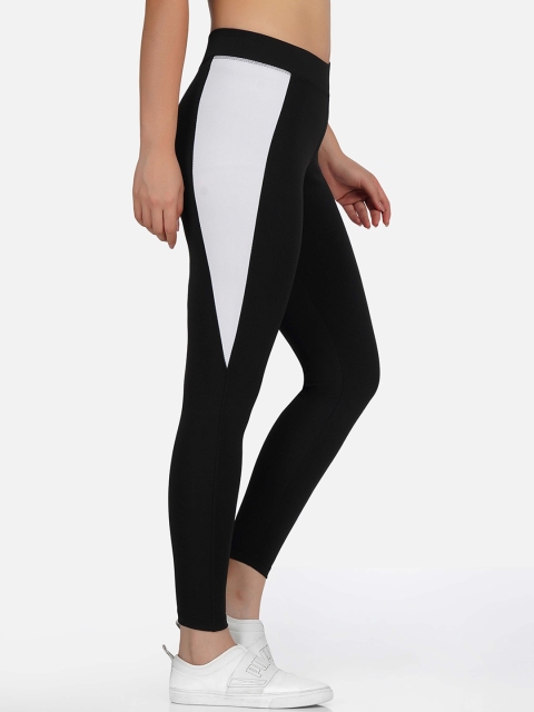 

NEU LOOK FASHION Women Black & White Gym Tights
