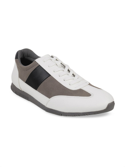 

Metro Men White Colourblocked Sneakers