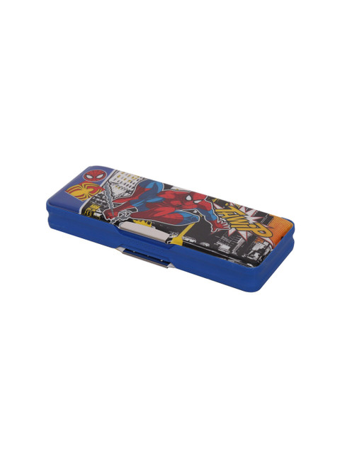 

Marvel Boys Blue Spiderman Magnetic Pencil Box - HMS0PC 00718N-SPM