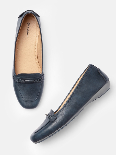 

Mast & Harbour Women Navy Blue Ballerinas