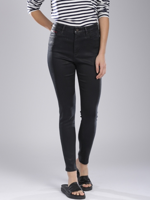 

Tommy Hilfiger Women Navy Blue Skinny Fit Mid Rise Clean Look Jeans