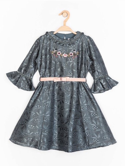 

Peppermint Girls Grey Net Dress