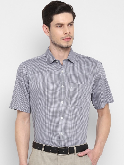 

Turtle Men Black Micro Checks Casual Shirt