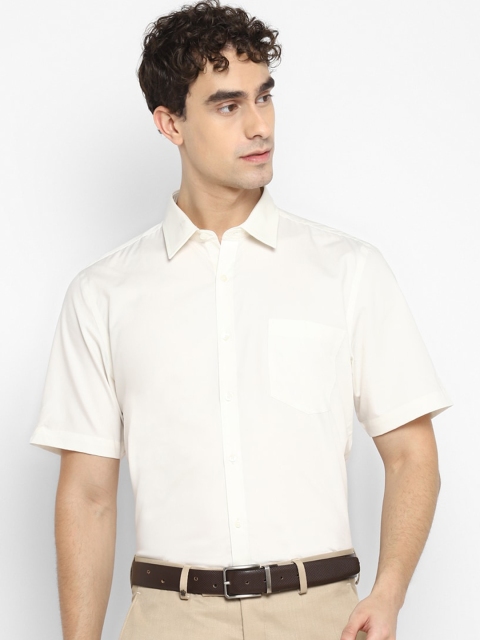 

Turtle Men Cream-Coloured Opaque Casual Shirt