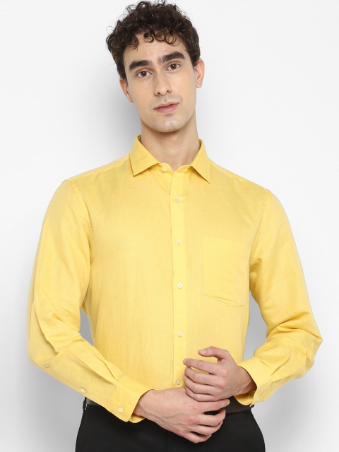 

Turtle Men Yellow Opaque Casual Shirt