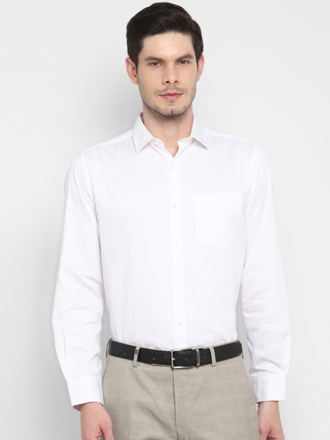 

Turtle Men White Opaque Formal Shirt