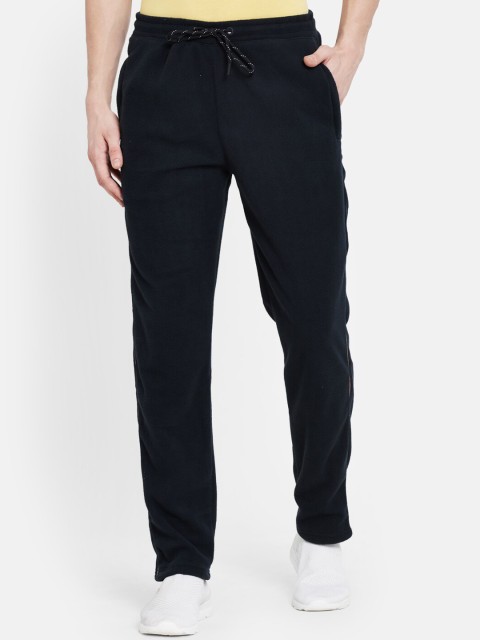 

Octave Men Navy Blue Solid Regular-Fit Track Pants