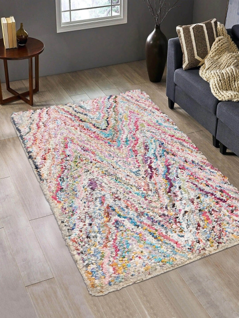 

KICA Multicoloured Geometric Rectangular Dhurrie, Multi