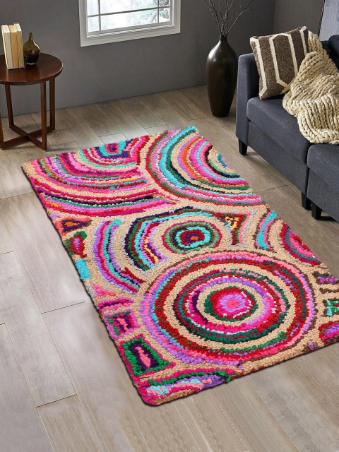 

KICA Multicoloured Geometric Rectangular Dhurrie, Multi