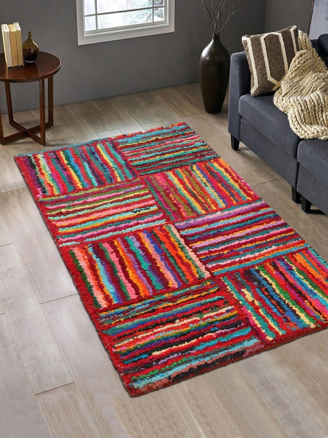 

KICA Multicoloured Geometric Rectangular Dhurrie, Multi