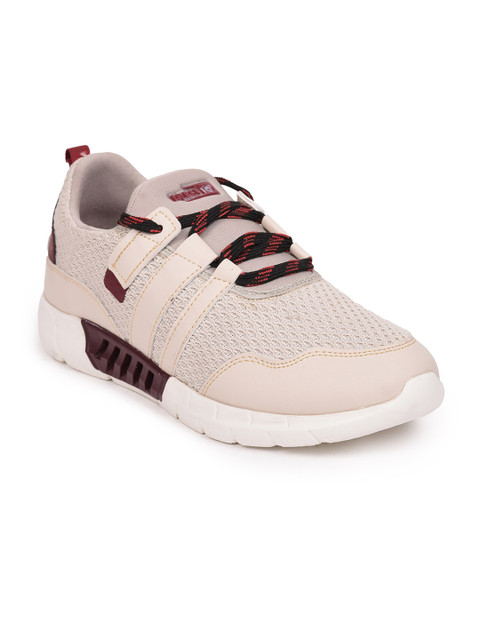 

Liberty Women Cream-Coloured Mesh Walking Non-Marking Shoes