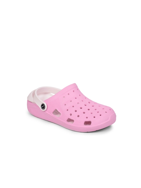 

Liberty Women Pink & White Rubber Clogs