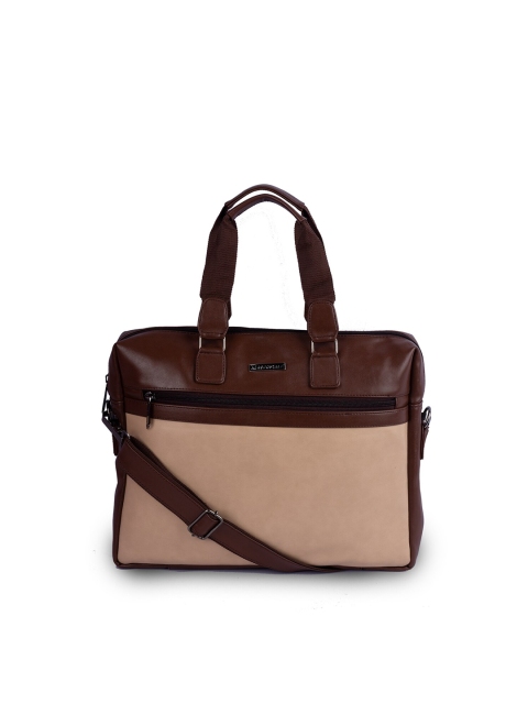

Aeropostale Brown Colourblocked Laptop Bag