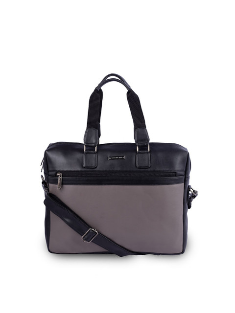 

Aeropostale Unisex Black & Grey PU 16" Laptop Bag