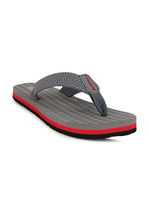 

Campus Men Grey & Red Thong Flip-Flops