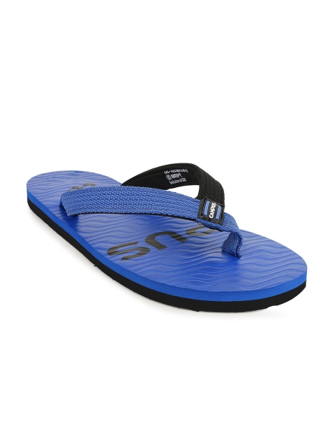 

Campus Men Blue & Black Solid Thong Flip-Flops