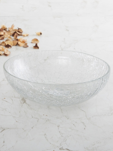 

Home Centre Transparent Solid Garnet Crackle Bowl