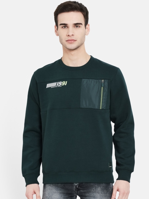 

Octave Men Green Sweatshirt