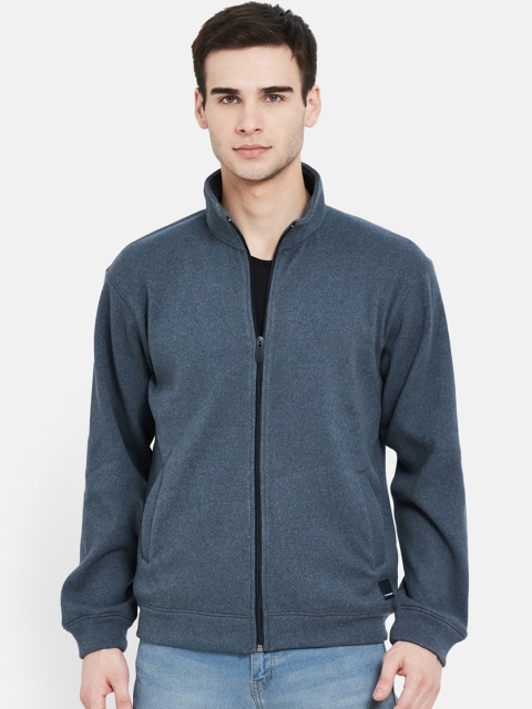 

Octave Men Blue Front-Open Sweatshirt