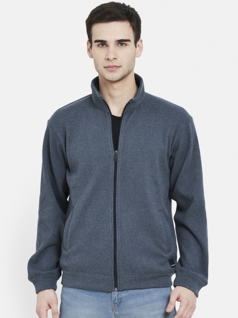 

Octave Men Blue Front-Open Sweatshirt