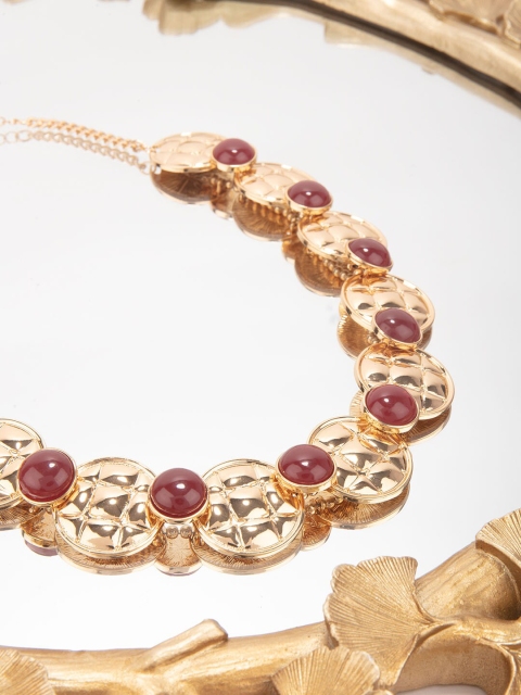 

Lilly & sparkle Woman Red Gold-Plated Necklace