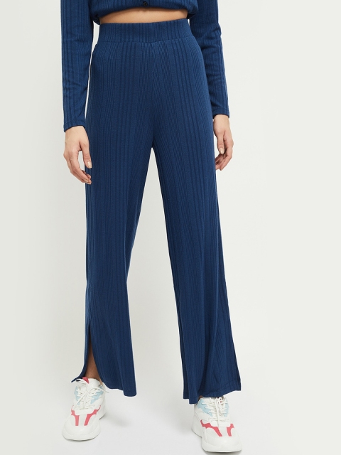 

max Women Blue Trousers