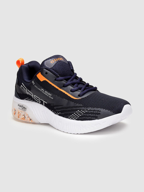 

ASIAN Men Navy Blue Mesh Running Non-Marking Shoes