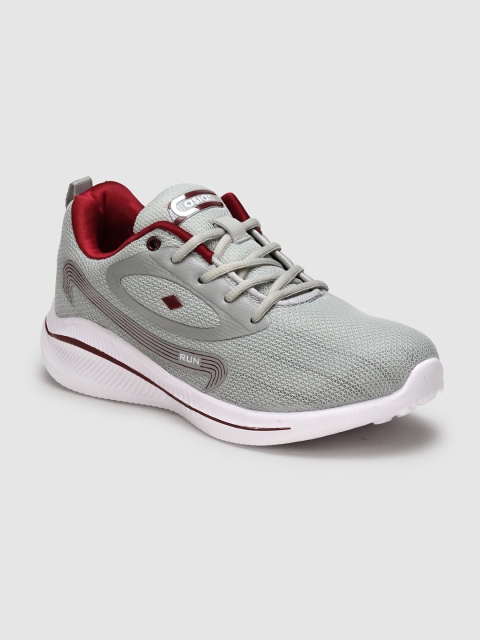 

ASIAN Men Grey Mesh Running Non-Marking Shoes