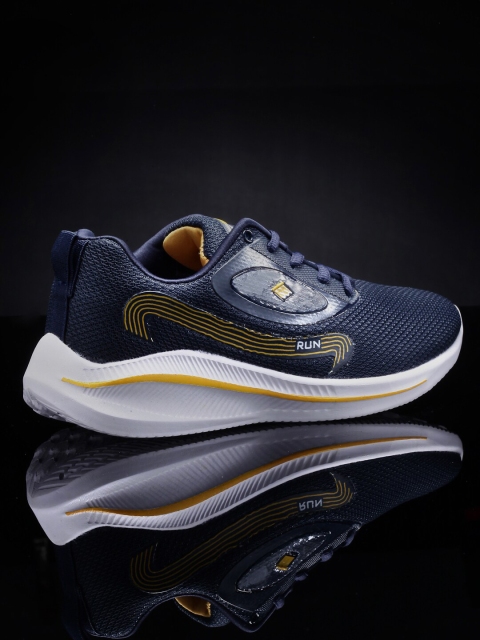 

ASIAN Men Navy Blue Mesh Running Non-Marking Shoes
