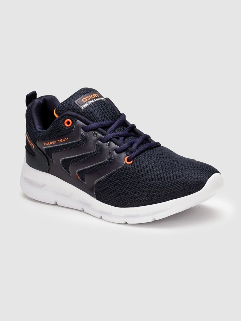 

ASIAN Men Navy Blue Mesh Running Non-Marking Shoes