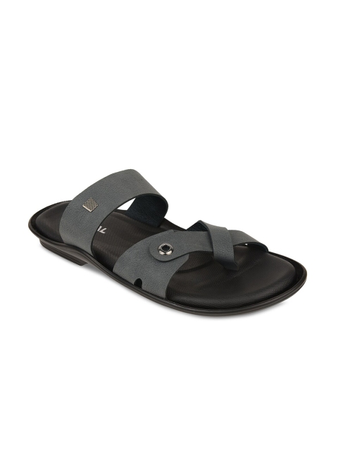 

Regal Men Grey & Black Comfort Sandals