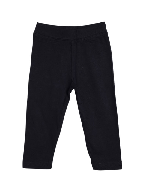 

612 league Girls Black Casual Cotton Leggings