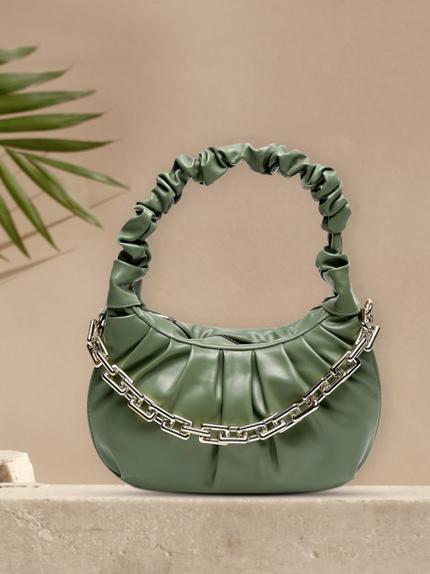 

Apsis Green Shopper Hobo Bag