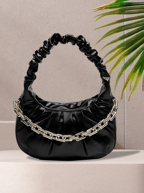 

Apsis Black Half Moon Handheld Bag