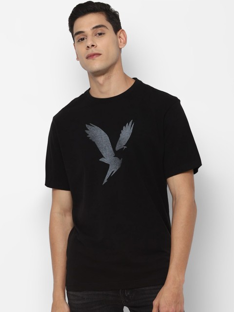 

AMERICAN EAGLE OUTFITTERS Men Black Logo Printed T-shirt