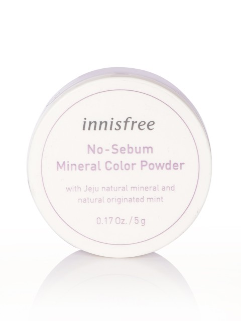 

Innisfree No-Sebum Mineral Color Powder -Violet 1, White