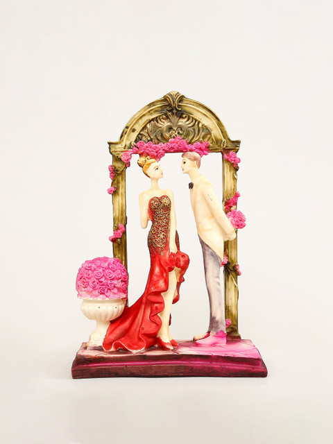

Ferns N Petals Multicolored Beautiful Couple In Frame Figurine, Multi