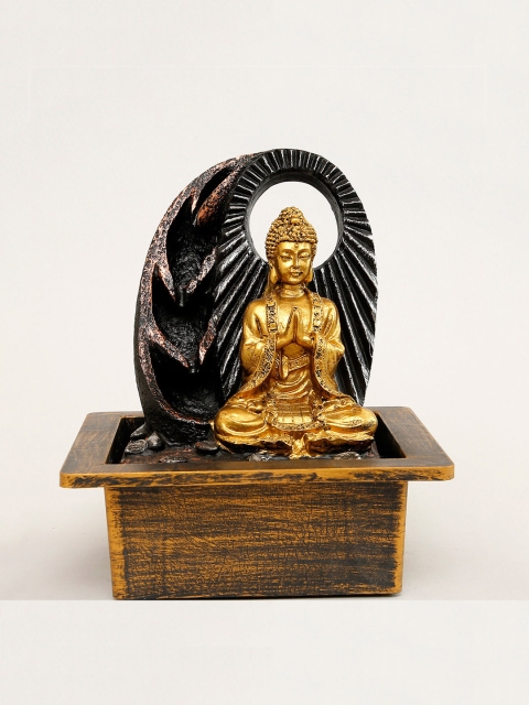 

Ferns N Petals Multicolored Buddha Oval Fountain, Multi