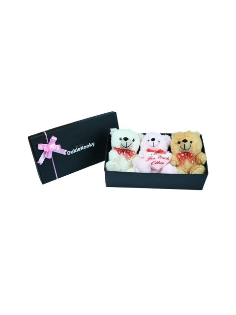 

DukieKooky Pack of 3 Teddy Bears, Multi